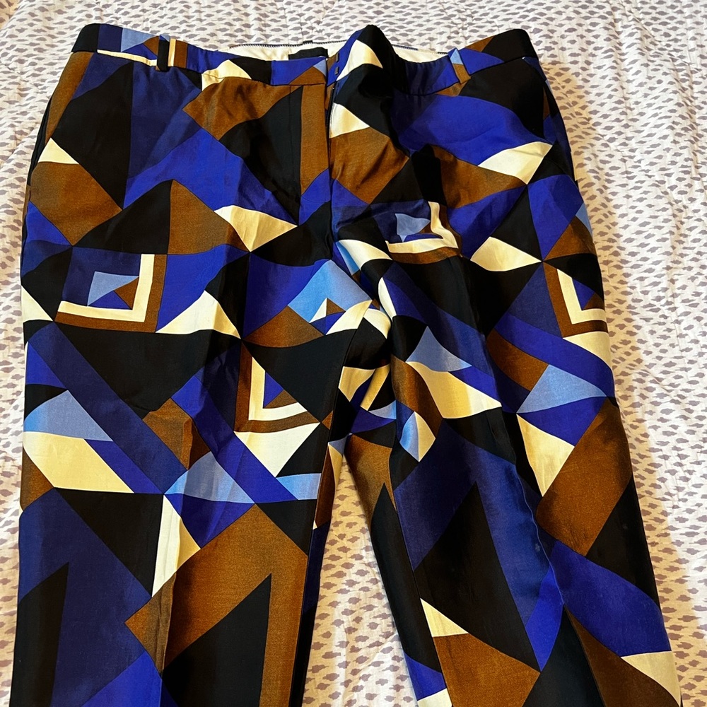 Silk and Cotton ankle length pants . Never worn.